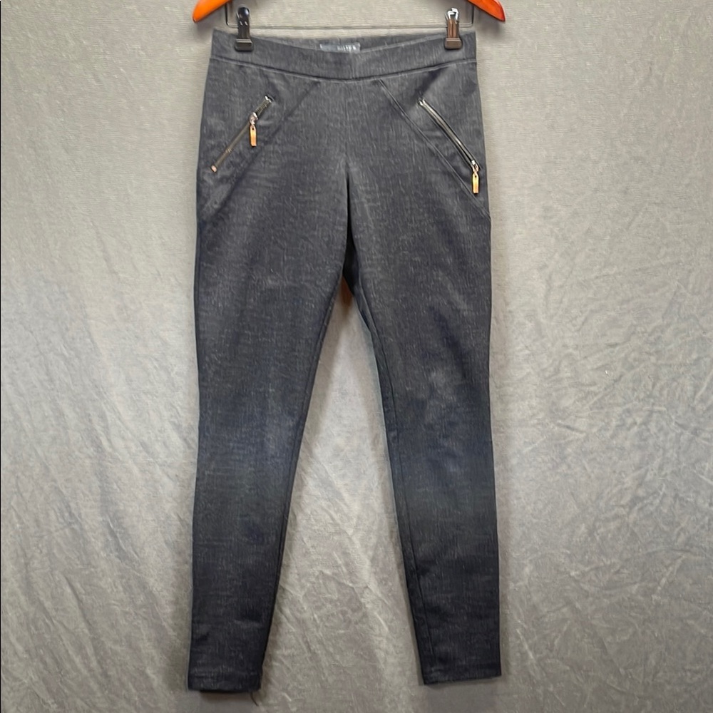 Matty M‎ Black and Gray Leggings Versatile Comfort
